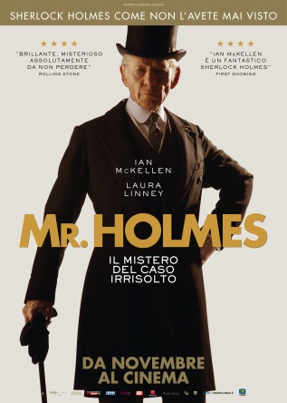Locandina italiana Mr. Holmes - Il mistero del caso irrisolto 